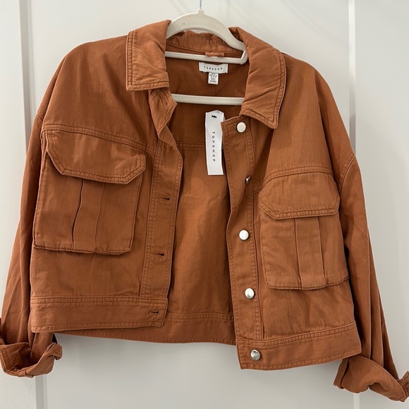 Top Shop Cropped Jacket - Picture 1 of 3